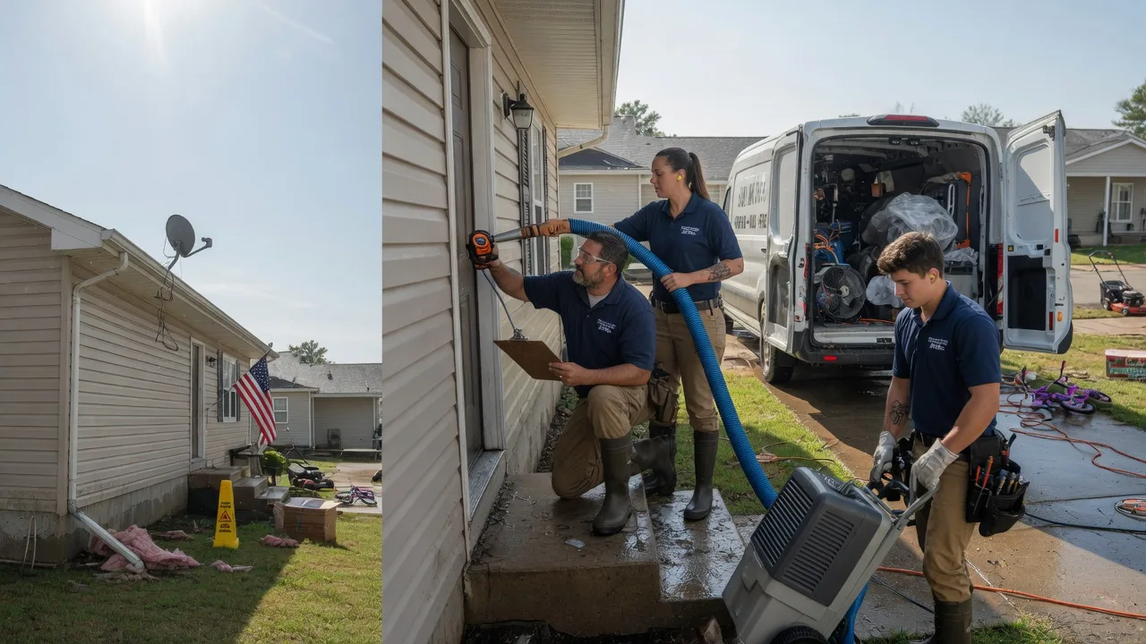 Ceiling Water Damage Restoration in Emlenton, PA near me